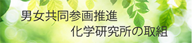 男女共同参画推進化学研究所の取組